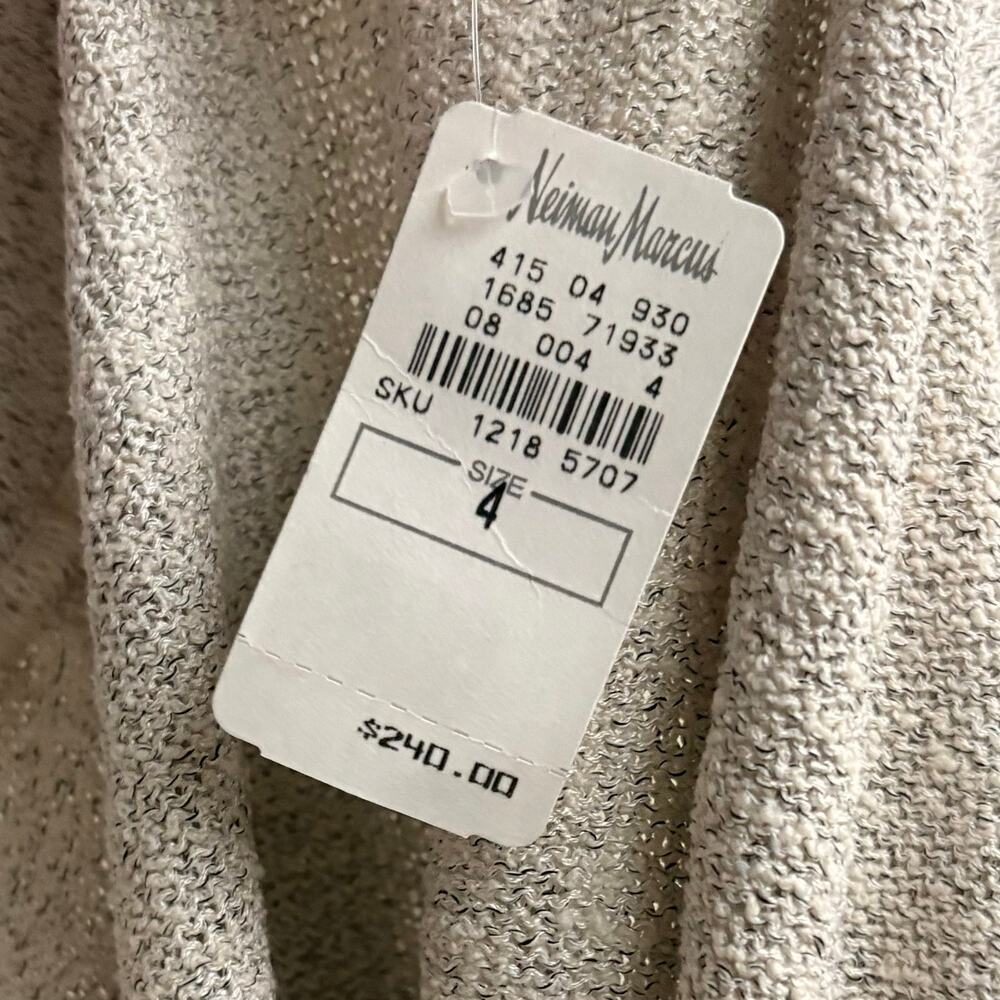 St. John's Grey Knit Knee-Length Skirt - Classic Refined, Size 4 - Picture 7 of 7